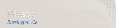 Barrington e2e - Privacy