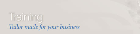 Training - Tailor made for your business